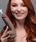 Loadz Dark 7 Inch Dual Density Realistic Squirting Dildo