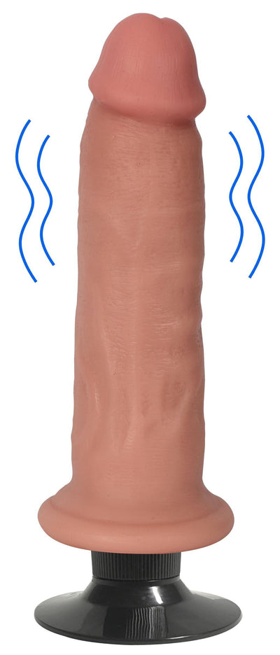 7 Inch Jock Light | Big Realistic Vibrating Dildo - The Dildo Hub