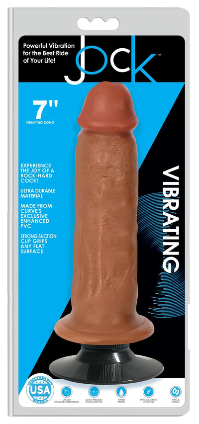 7 Inch Jock Medium | Big Realistic Vibrating Dildo - The Dildo Hub