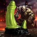 Orc 7 Inch Silicone Monster Dildo w/ Suction Cup & Horn