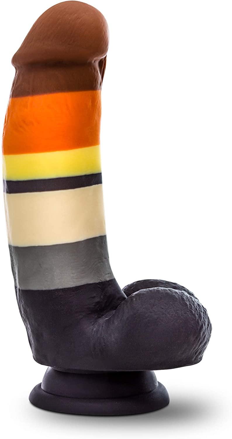 7 Inch Pride P9 Bear Silicone Dildo With Suction Cup Base - The Dildo Hub