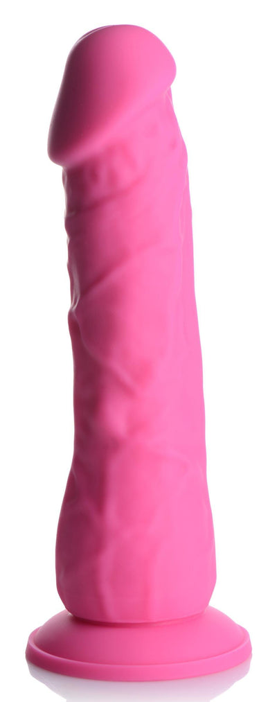 7 Inch Realistic Silicone Dildo - Cherry - The Dildo Hub