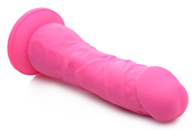 7 Inch Realistic Silicone Dildo - Cherry - The Dildo Hub