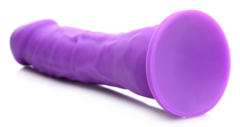 7 Inch Realistic Silicone Dildo - Grape - The Dildo Hub