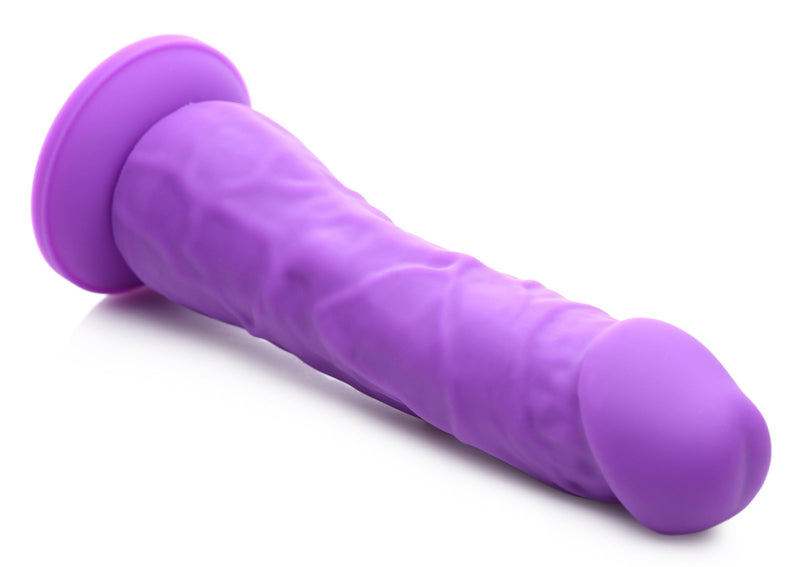 7 Inch Realistic Silicone Dildo - Grape - The Dildo Hub