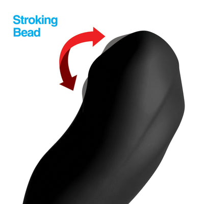 7X Bendable Prostate Stimulator with Stroking Bead - The Dildo Hub