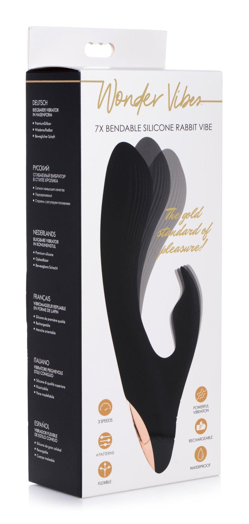 7X Bendable Silicone Rabbit Vibrator - The Dildo Hub