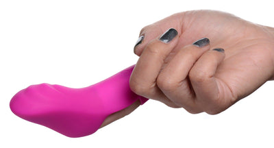 7X Finger Bang Her Pro Silicone Vibrator - Pink - The Dildo Hub