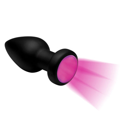 7X Light Up Rechargeable Anal Plug - Large - The Dildo Hub