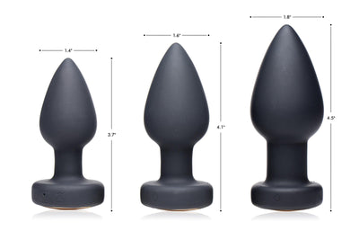 7X Light Up Rechargeable Anal Plug - Large - The Dildo Hub