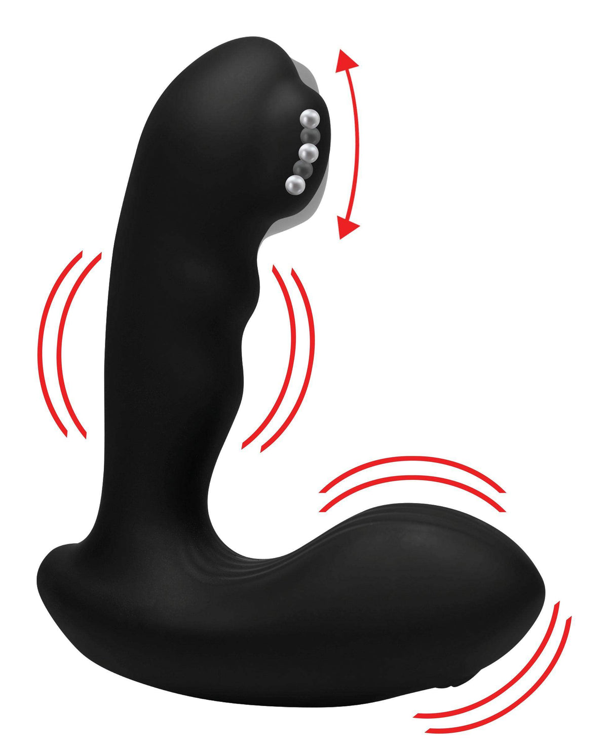 7X P-Milker Silicone Prostate Stimulator with Milking Bead - The Dildo Hub