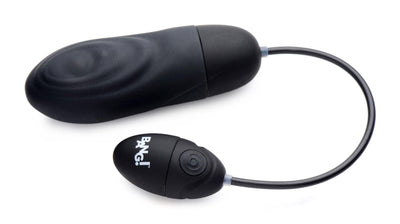 7X Pulsing Rechargeable Silicone Vibrator - Black - The Dildo Hub