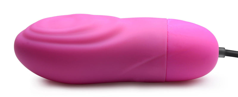 7X Pulsing Rechargeable Silicone Vibrator - Pink - The Dildo Hub