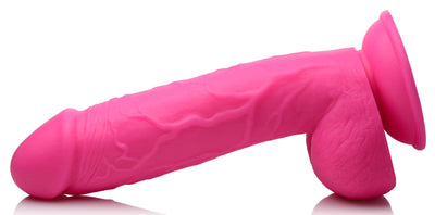 8.25 Inch Realistic Dildo with Balls - Pink - The Dildo Hub