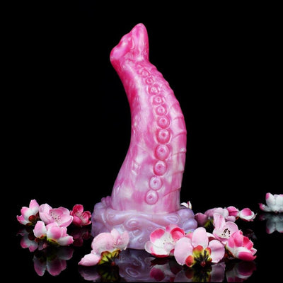 🦑 8.3 Inch Rosy | Fantasy Dildo - Tentacle Dildo - Monster Dildo - The Dildo Hub