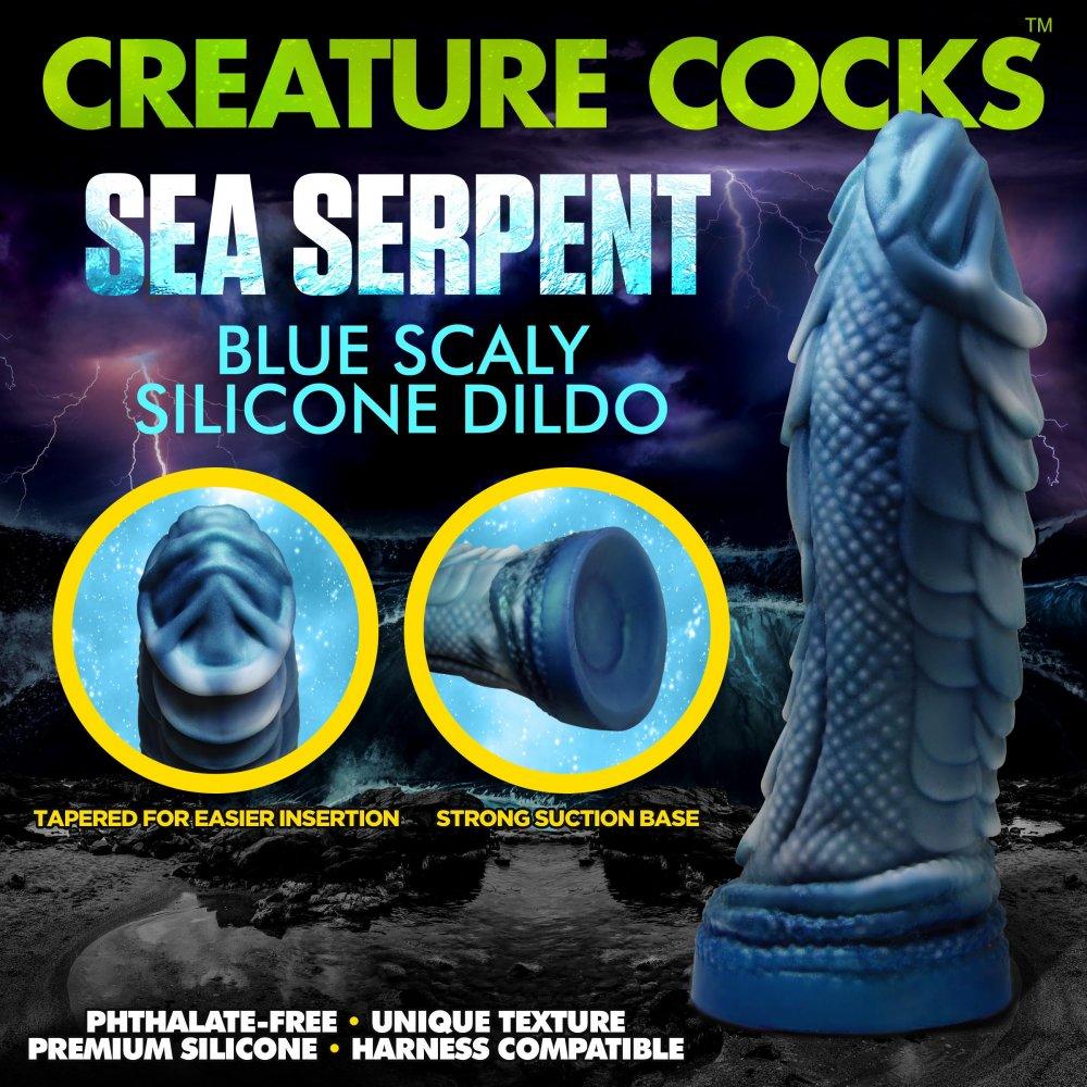 8.3 Inch Sea Serpent | Fantasy Dildo - Dragon Dildo - Serpent Dildo -