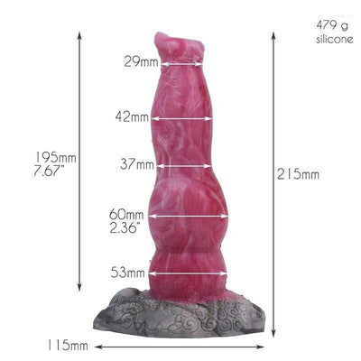 8.46 Inch Candy Pup | Dog Dildo - Knot Dildo - Monster Dildo - The Dildo Hub