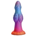 Galactic Cock 8.5 Inch Glowing Silicone Alien Dildo w/ Suction Cup