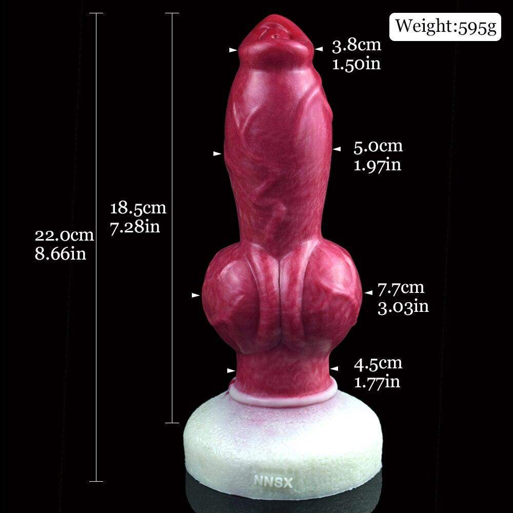 🐕 8.66 Inch Pup | Knot Dildo - Dog Dildo - Knotted Dildo - The Dildo Hub