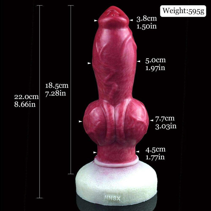 🐕 8.66 Inch Pup | Knot Dildo - Dog Dildo - Knotted Dildo - The Dildo Hub