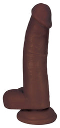 8 Inch Brown Jock | Realistic Dildo - Small Realistic Dildo - Lifelike Dildo
