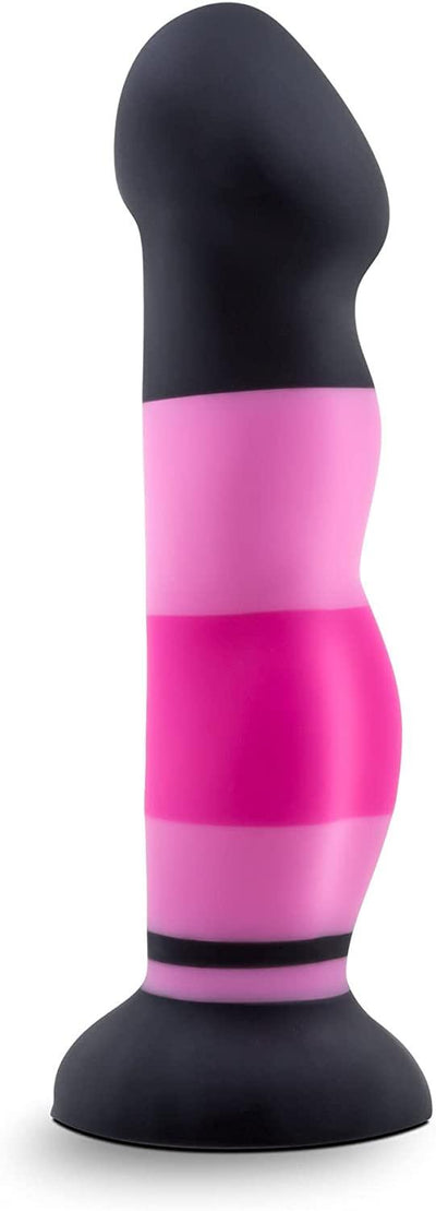 8 Inch D4 Sexy In Pink Silicone G-Spot Dildo With Suction Cup Base - The Dildo Hub