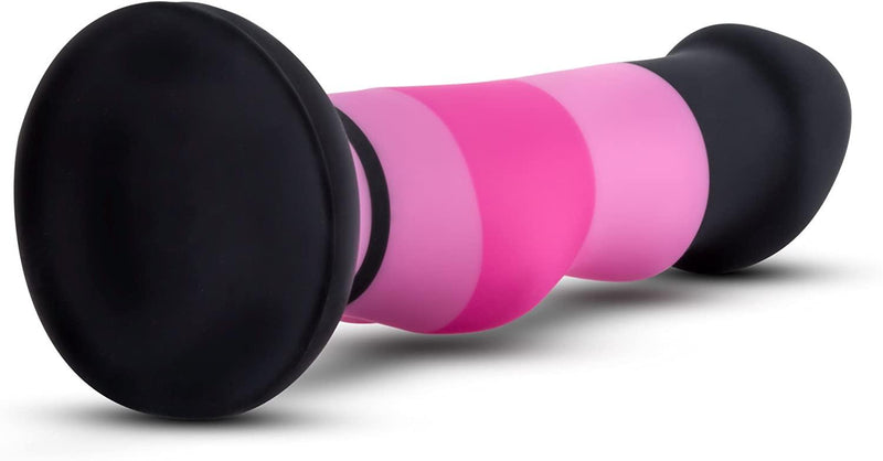 8 Inch D4 Sexy In Pink Silicone G-Spot Dildo With Suction Cup Base - The Dildo Hub