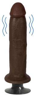 8 Inch Dark Jock | Big Realistic Vibrating Dildo