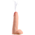 Loadz 8 Inch Flesh Dual Density Squirting Dildo w/ Suction Cup