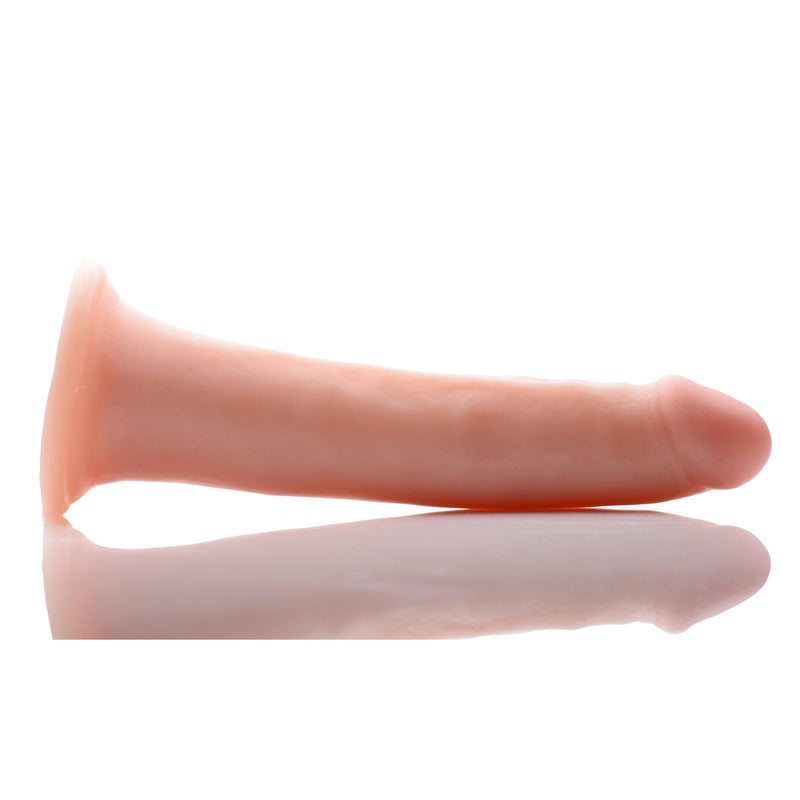 8 Inch Slim Realistic Dildo- Flesh - The Dildo Hub