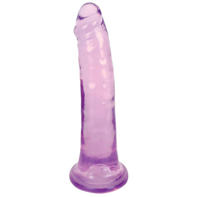 8 Inch Slim Stick Grape Ice Dildo - The Dildo Hub