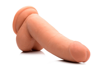 8 Inch Ultra Realistic Dual Layer Suction Cup Dildo- Medium Skin Tone - The Dildo Hub