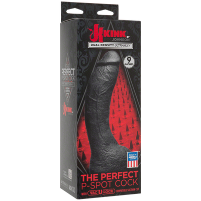 KINK by Doc Johnson - The Perfect P-Spot Cock With Removable Vac-U-Lock™ Suction Cup  from thedildohub.com