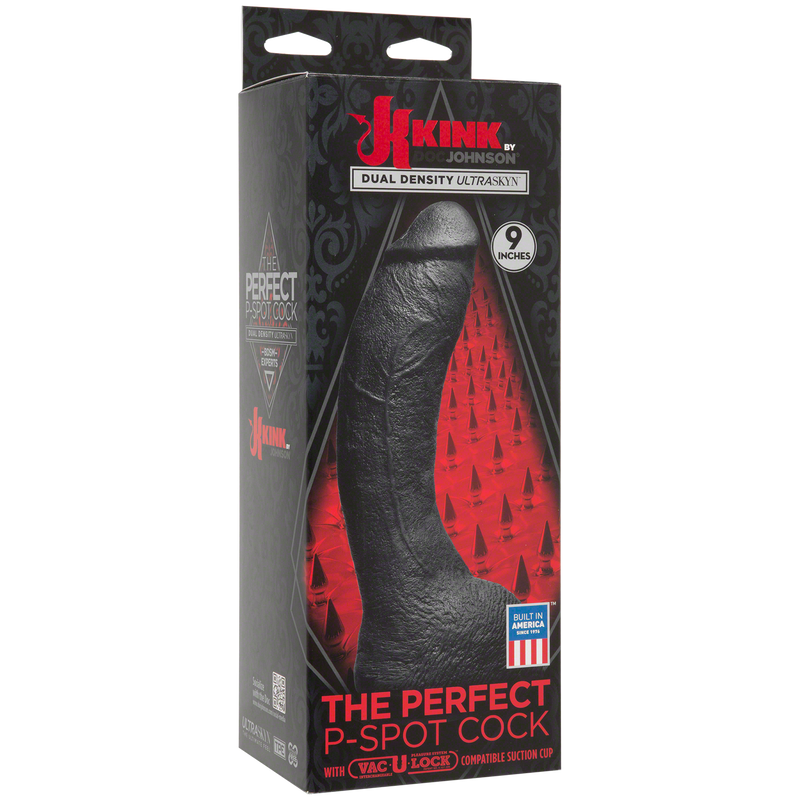 KINK by Doc Johnson - The Perfect P-Spot Cock With Removable Vac-U-Lock™ Suction Cup  from thedildohub.com