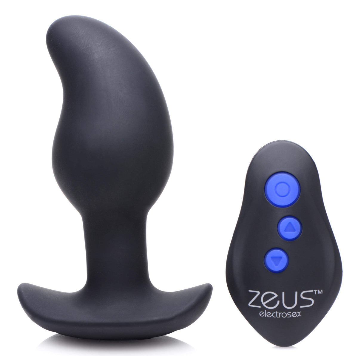8X Volt Drop Vibrating and E-Stim Silicone Prostate Massager with Remote - The Dildo Hub