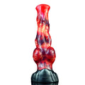 Wolfe 9.5 Inch Silicone Fantasy Knot Dildo w/ Suction Base
