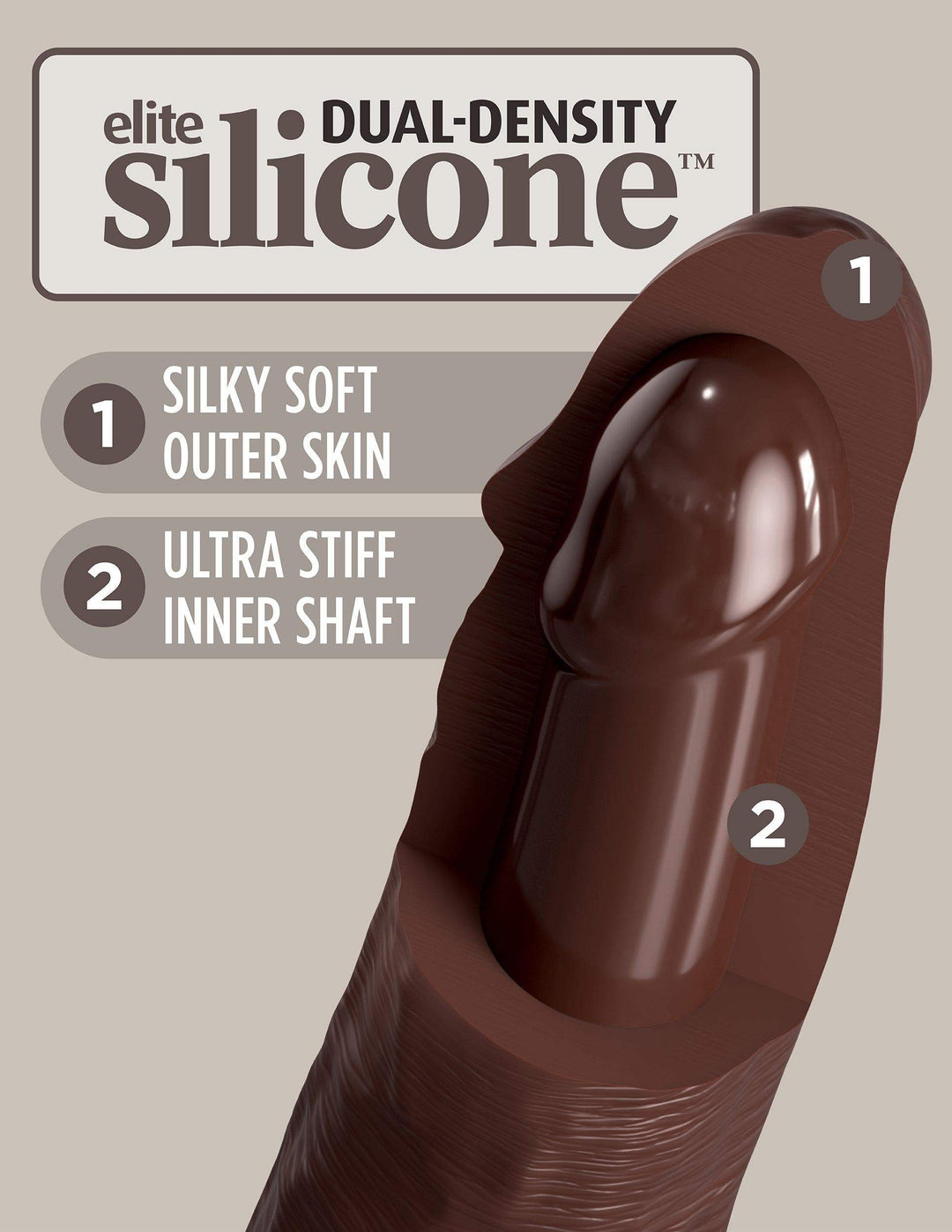 9 Inch King Cock | Realistic Vibrating Dildo - Huge Vibrating Dildo - Vibrating Dildo - The Dildo Hub