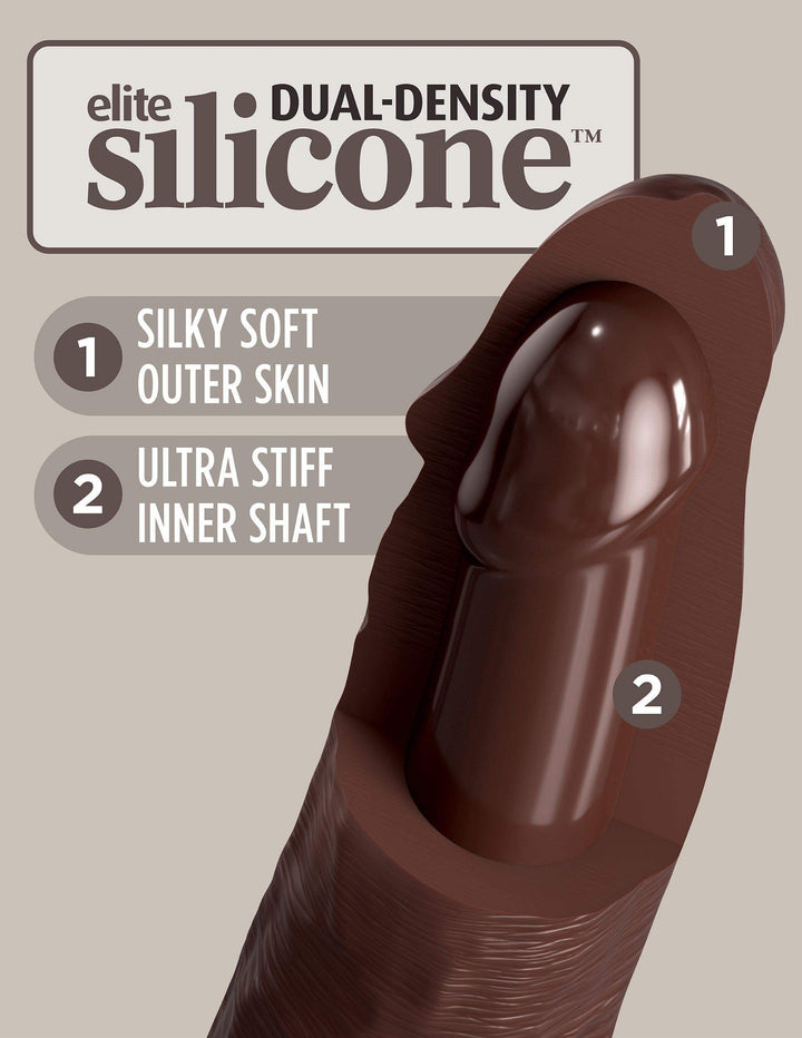 9 Inch King Cock | Realistic Vibrating Dildo - Huge Vibrating Dildo - Vibrating Dildo - The Dildo Hub