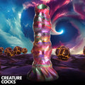 Larva 9 Inch Silicone Ovipositor Dildo w/ 4 Eggs & Suction Cup