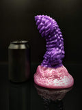 Custom Raptor Big Monster Dildo in Platinum Silicone