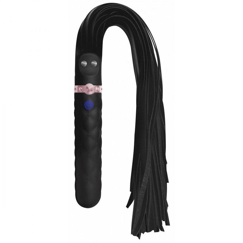 9X Vibrating Silicone Dildo Flogger - The Dildo Hub