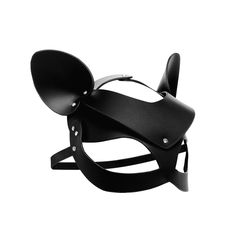 Bad Kitten Leather Cat Mask hoods-muzzles from Master Series