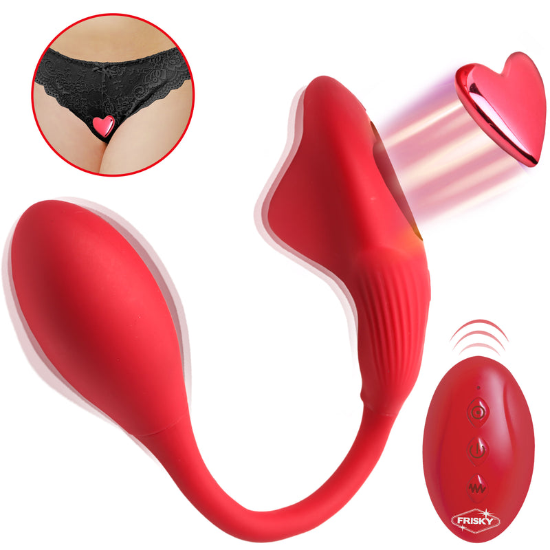 Double Love Connection Silicone Panty Vibe with Remote Control