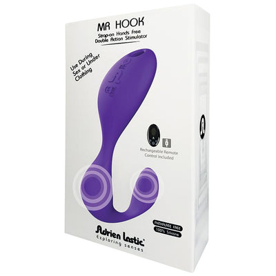 Mr. Hook Purple Vibrator | Adrien Lastic Sex Toys from thedildohub.com