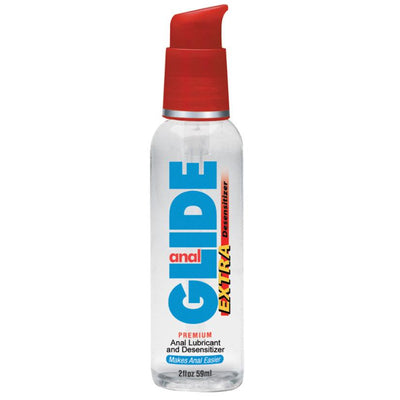Anal Glide Silicone-Based Lubricant Extra 2 Oz Pump Bottle  from thedildohub.com