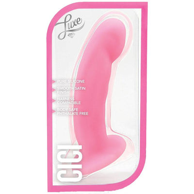 Luxe Cici Pink Silicone G-Spot Dildo - 5.25 Inches | Blush  from thedildohub.com