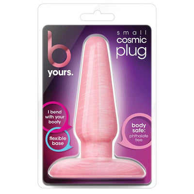 B Yours - Cosmic Plug - Pink - Small  from thedildohub.com