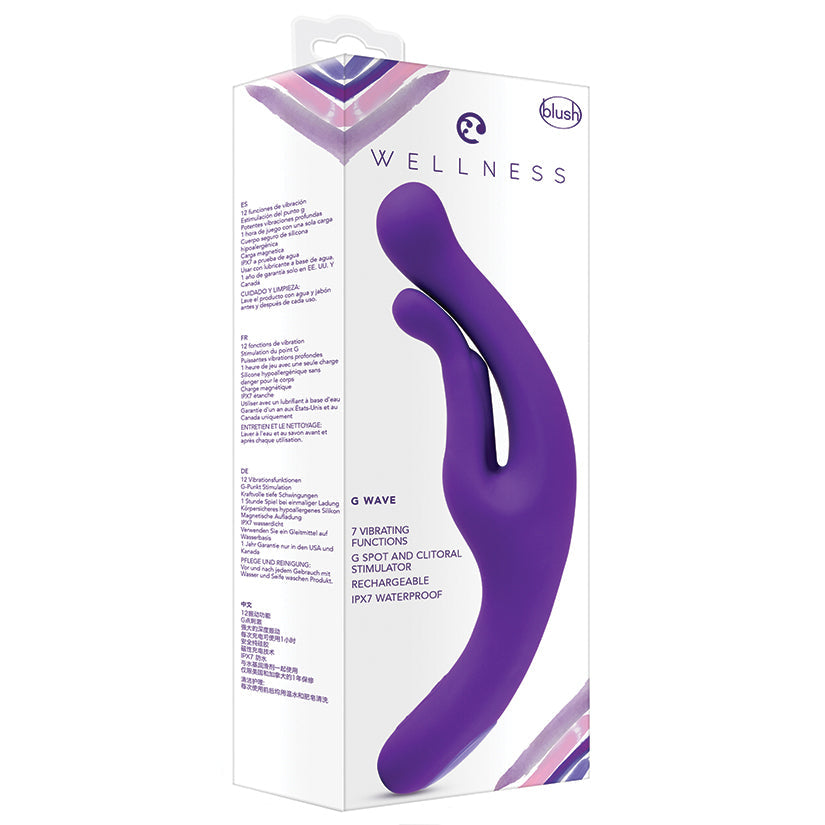 Wellness G Wave Rechargeable Silicone G-Spot Vibrator