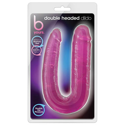 B Yours Double Ended Pink Realistic Dildo - 18 Inches | Blush  from thedildohub.com
