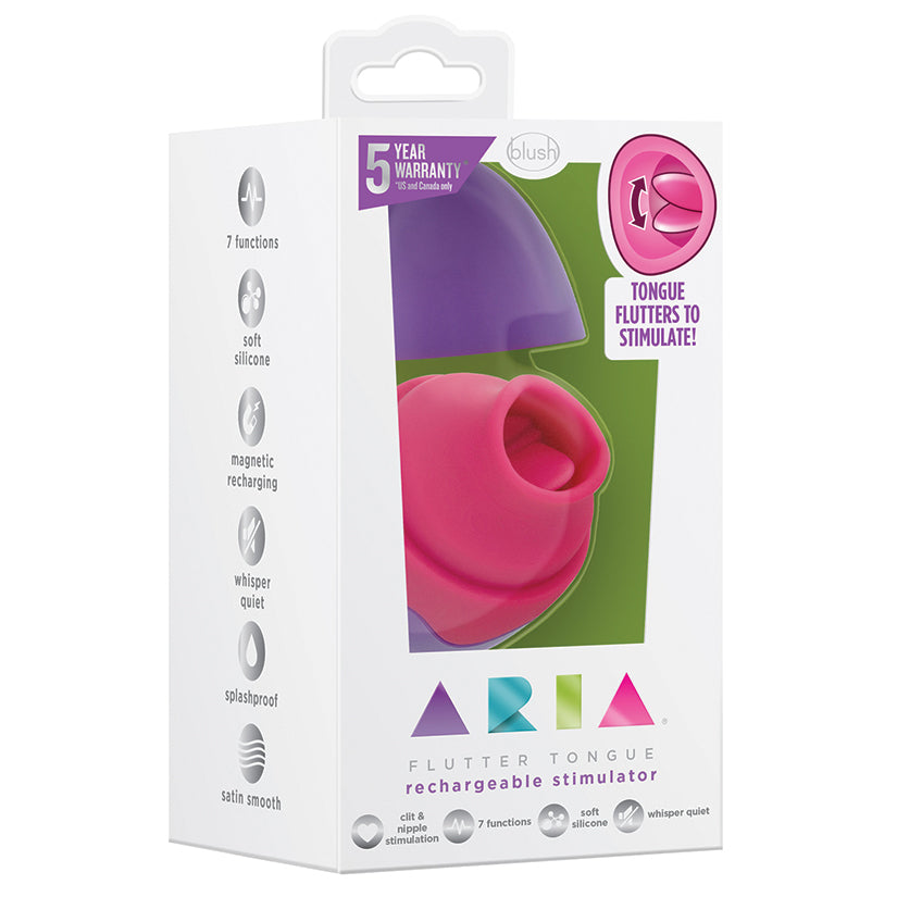 Aria Flutter Tongue Silicone Clitoral Vibrator